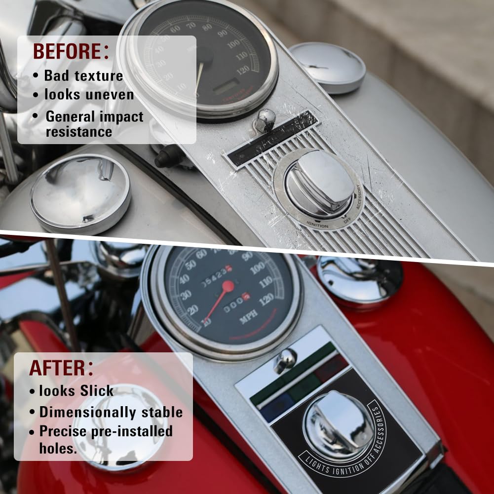 ☆ハーレー スピード メーター ダッシュ カバー☆3ライト?パン